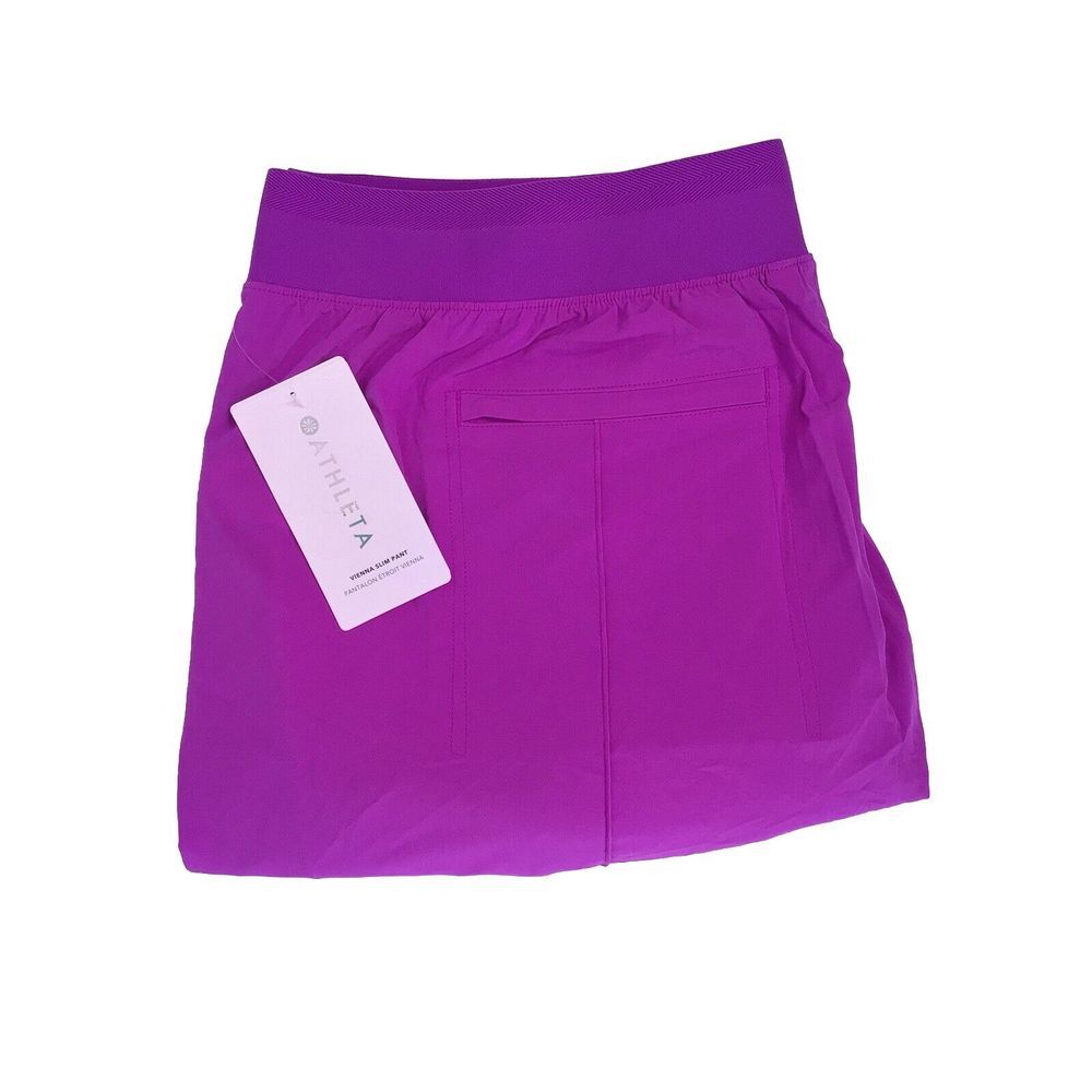 Athleta Vienna Slim‎ Pant In Jazy Purple Women's Plus Size 20 NEW